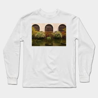 Three Windows And A Pond © Long Sleeve T-Shirt